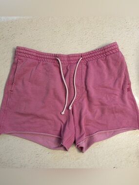 Men’s  UO Pink Drawstring Sweat Shorts
